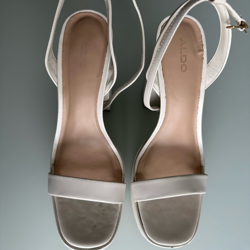ALDO Women's White/cream Matilda Platform sandals